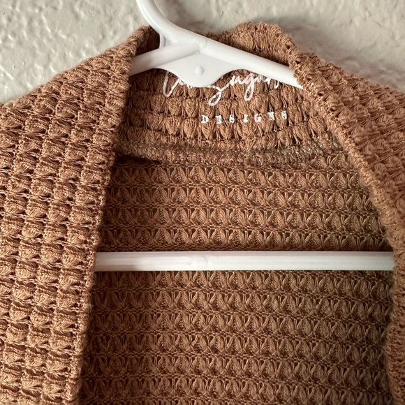 Lil’ Sugarlamb Woven Cardigan Tan size 2T/3T - Picture 2 of 3